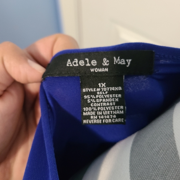 Adele & May Blue Top - Picture 3 of 3